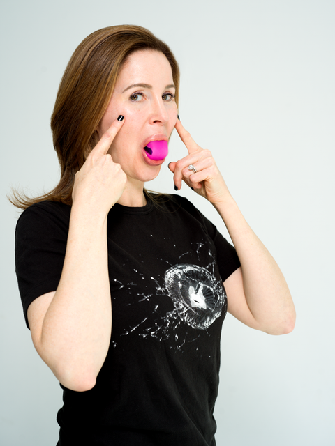 Susannah demonstrating how to use Facesculpter