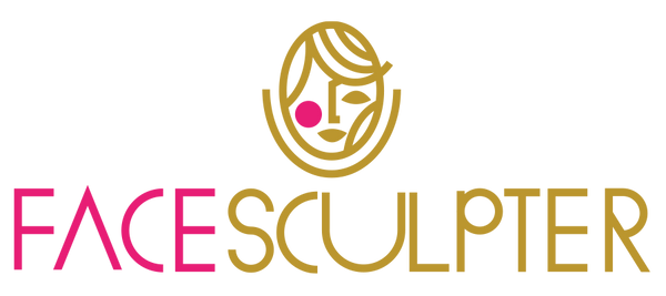 FaceSculpter logo, facial sculpting device for natural cheek and jawline toning