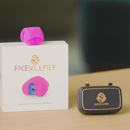 FaceSculpter tutorial video demonstrating how the face sculpting tool lifts cheeks, defines the jawline, and plumps lips.